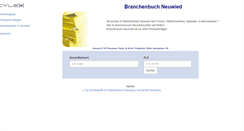 Desktop Screenshot of cylex-branchenbuch-neuwied.de